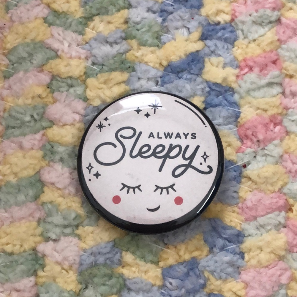 Sleepy Moon Button